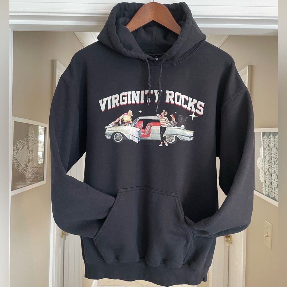 Danny Duncan Virginity Rocks Classic Car Sweatshirt Hoodie Zumiez Spencers Black - Picture 2 of 9